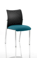 Office furniture academy-visitor-chair Dynamic  Bespoke Ginseng Chilli  With Arms Matching Bespoke Fabric