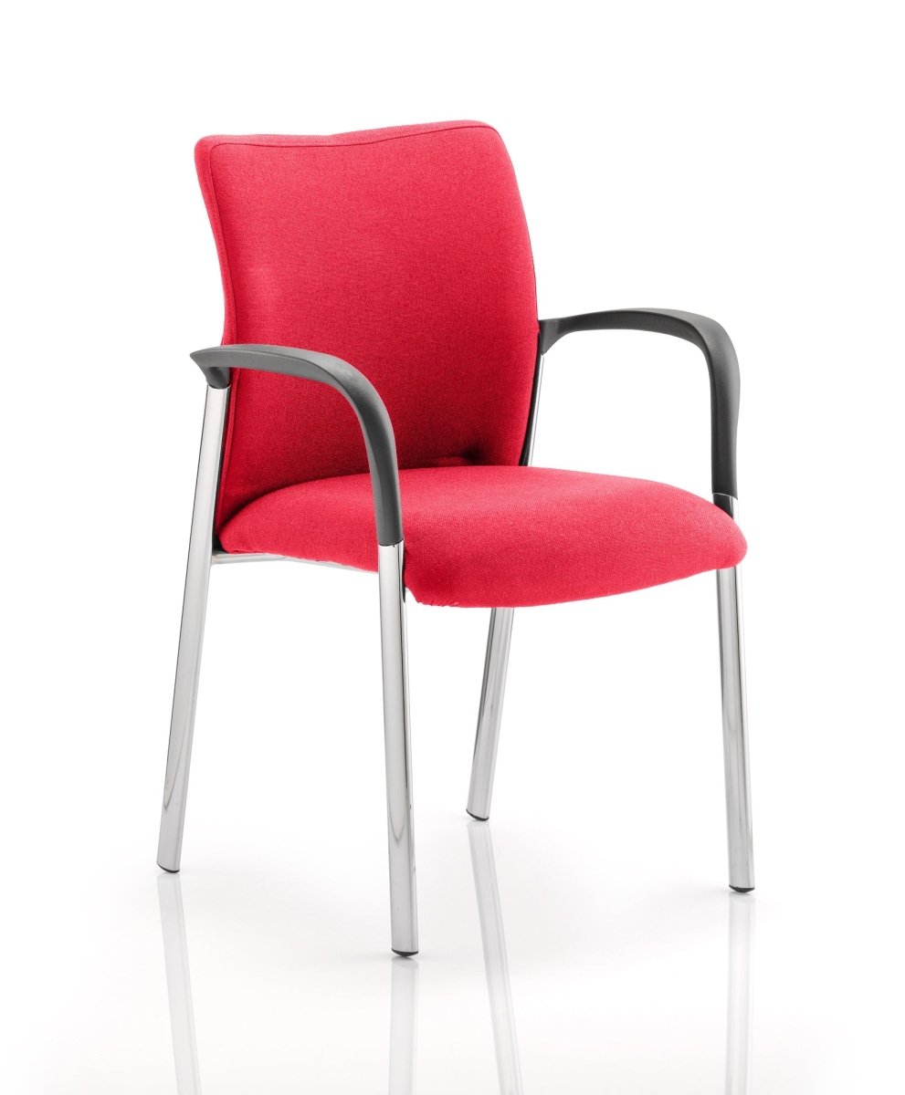 Office furniture academy-visitor-chair Dynamic  Bespoke Maringa Teal  With Arms Black Nylon