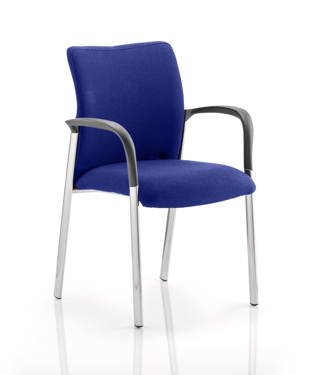Office furniture academy-visitor-chair Dynamic  Bespoke Bergamot Cherry  No Arms Black Nylon