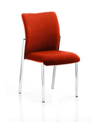 Office furniture academy-visitor-chair Dynamic  Bespoke Myrrh Green  With Arms Black Fabric