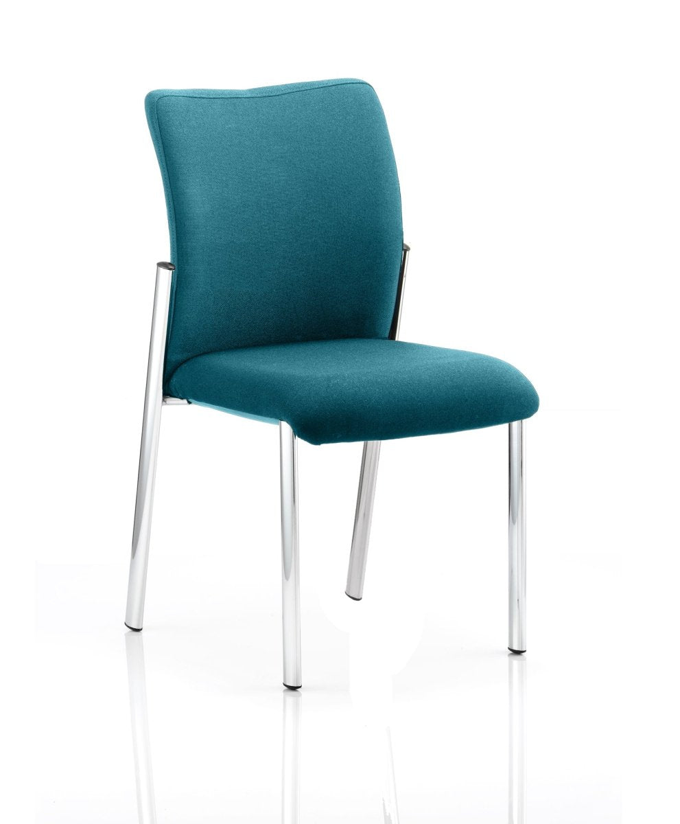 Office furniture academy-visitor-chair Dynamic  Bespoke Senna Yellow  With Arms Black Fabric