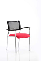 Office furniture brunswick-visitor-chair-bespoke Dynamic  Bespoke Bergamot Cherry  Chrome With Arms