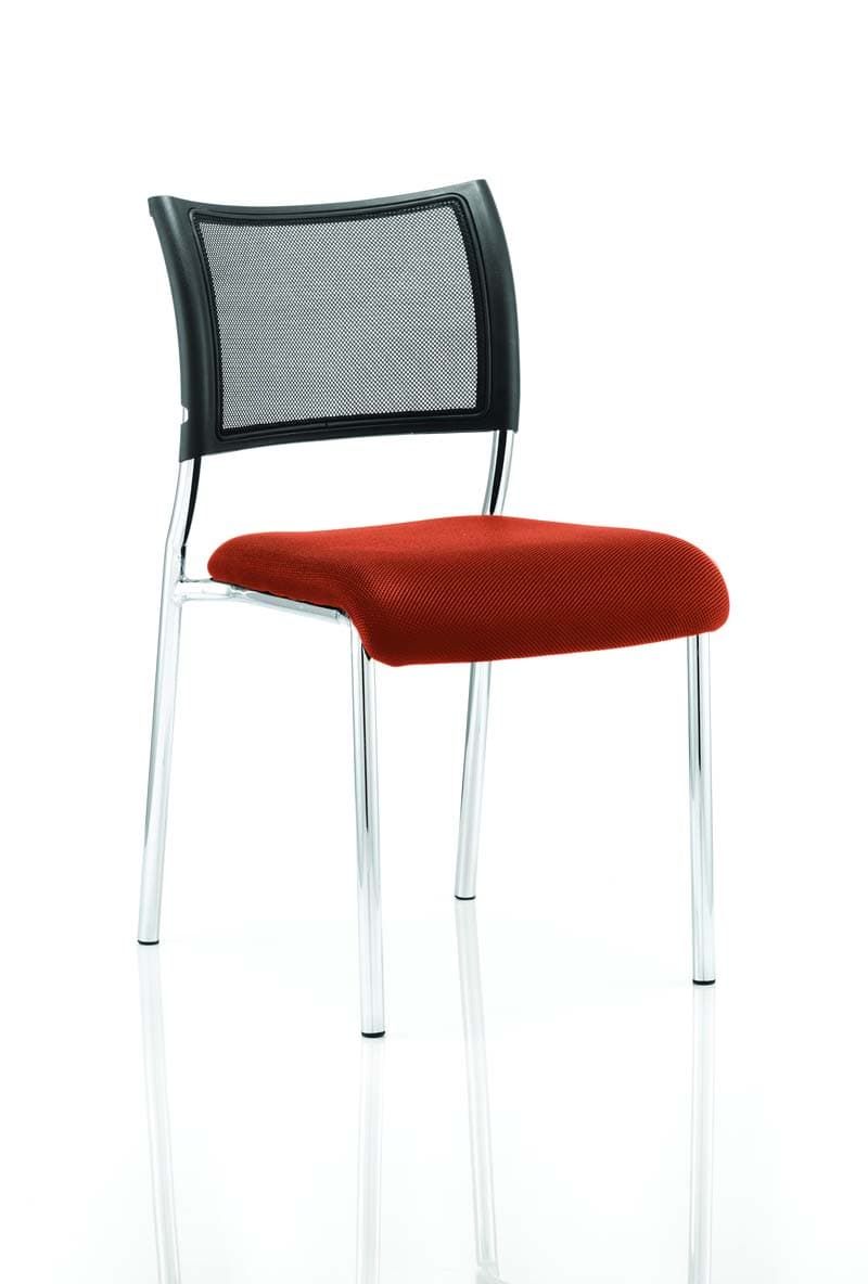 Office furniture brunswick-visitor-chair-bespoke Dynamic  Bespoke Maringa Teal  Chrome None