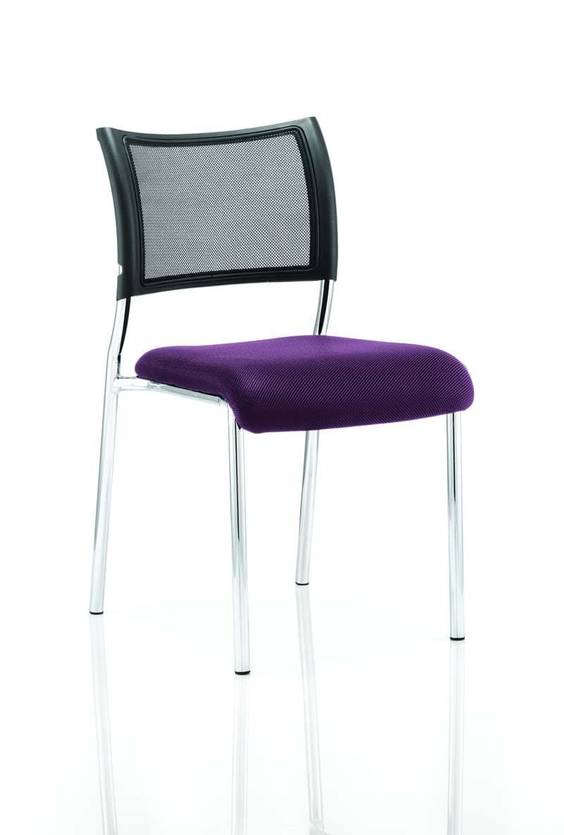 Office furniture brunswick-visitor-chair-bespoke Dynamic  Bespoke Tansy Purple  Chrome None