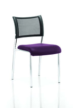 Office furniture brunswick-visitor-chair-bespoke Dynamic  Bespoke Tansy Purple  Chrome None