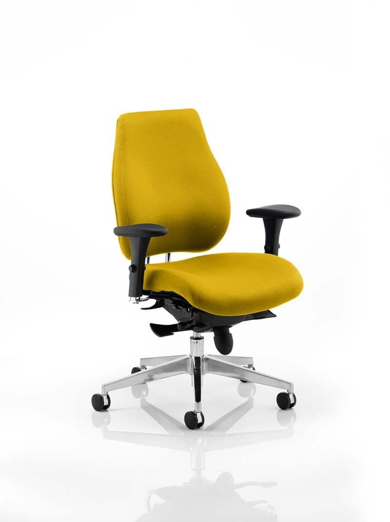 Office furniture chiro-plus-posture-chair-bespoke Dynamic  Bespoke Senna Yellow  Black 