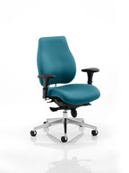 Office furniture chiro-plus-posture-chair-bespoke Dynamic  Bespoke Stevia Blue  Matching Bespoke Colour 