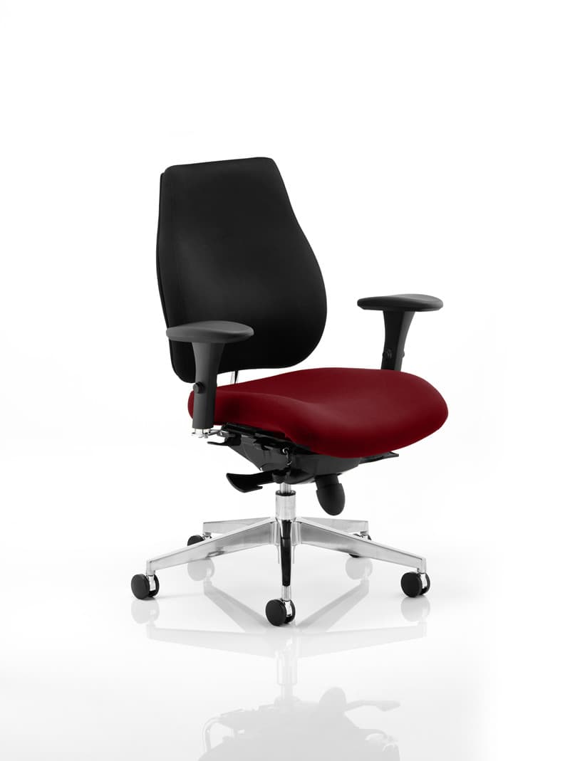 Office furniture chiro-plus-posture-chair-bespoke Dynamic  Bespoke Ginseng Chilli  Matching Bespoke Colour 