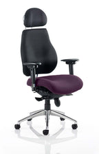 Office furniture chiro-plus-ultimate-bespoke-with-headrest Dynamic  Bespoke Tabasco Orange  Matching Bespoke Colour 