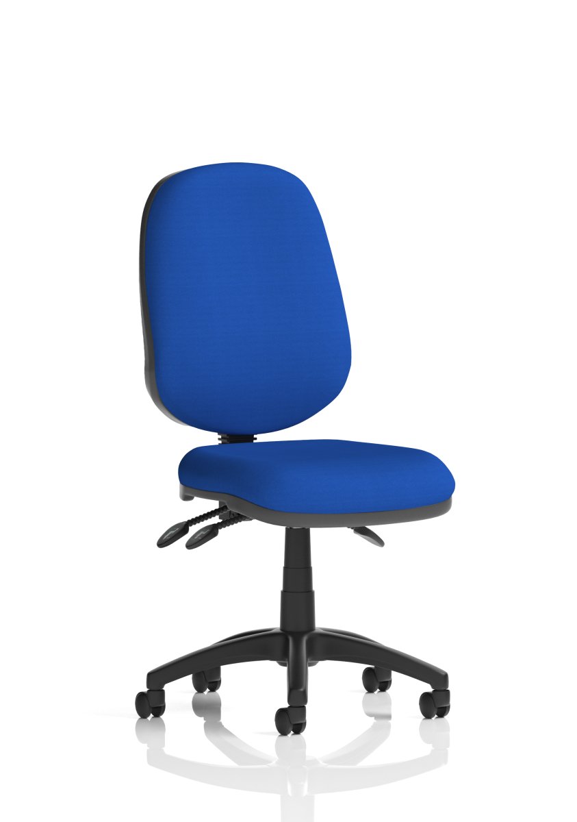 Office furniture eclipse-plus-iii-operator-chair Dynamic  Black Leather  Black With Height Adjustable Arms