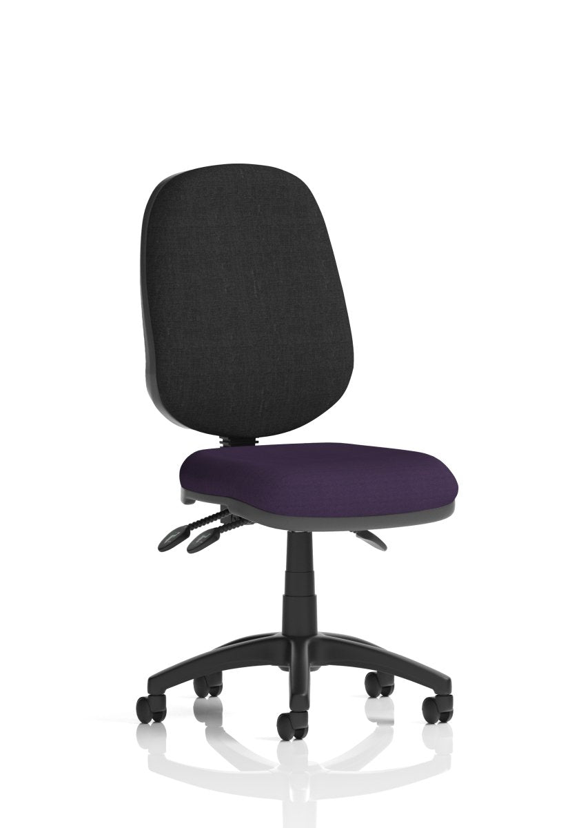 Office furniture eclipse-plus-iii-operator-chair Dynamic  Bespoke Myrrh Green  Black With Loop Arms