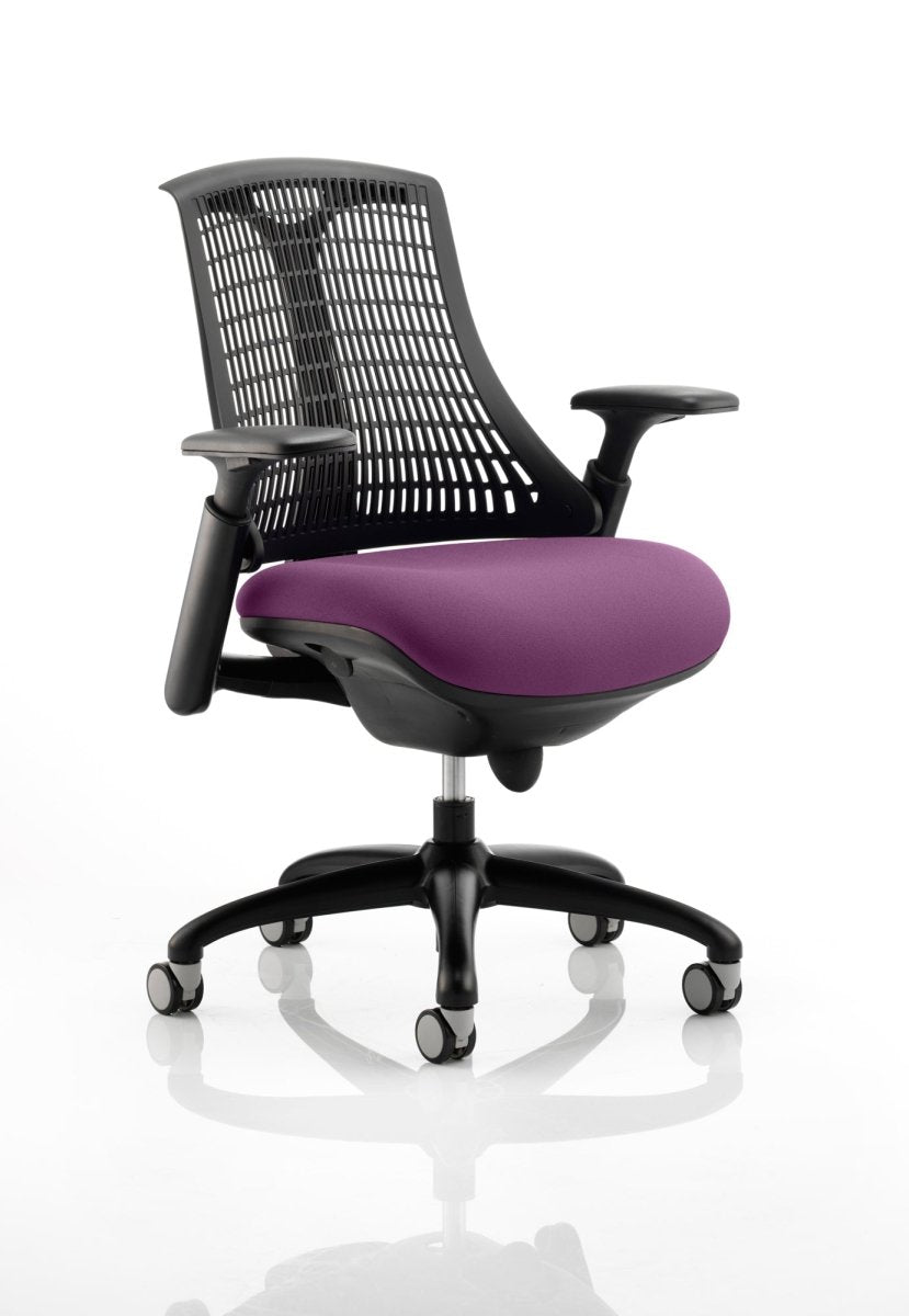 Office furniture flex-task-operator-chair-black-frame Dynamic  Black Colour Black 