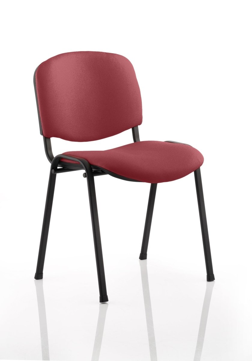 Office furniture iso-stacking-chair Dynamic  Black Colour Black Mesh Back 
