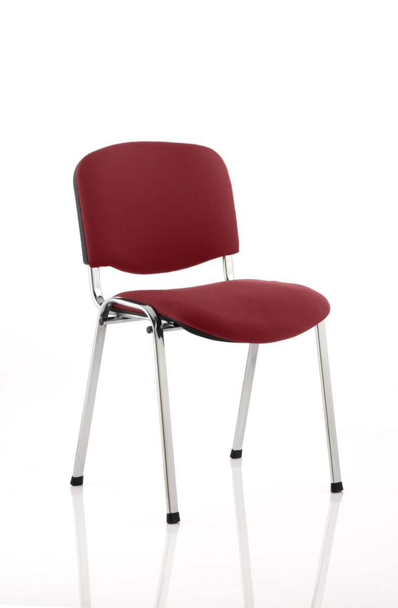 Office furniture iso-stacking-chair Dynamic  Bespoke Myrrh Green Colour Chrome 