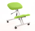 Office furniture kneeling-stool Dynamic  Bespoke Maringa Teal  Black 