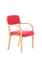 Office furniture madrid-visitor-chair Dynamic  None  Bespoke Bergamot Cherry 