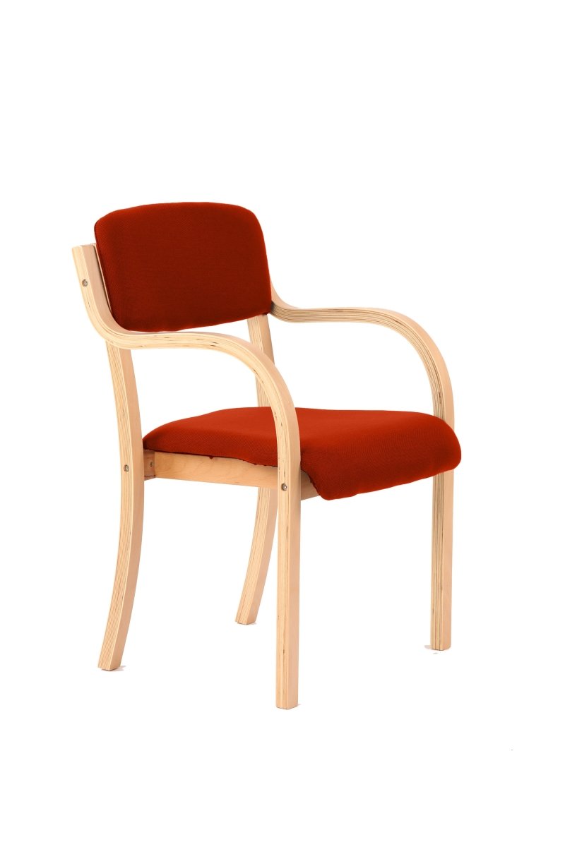Office furniture madrid-visitor-chair Dynamic  None  Bespoke Tabasco Orange 