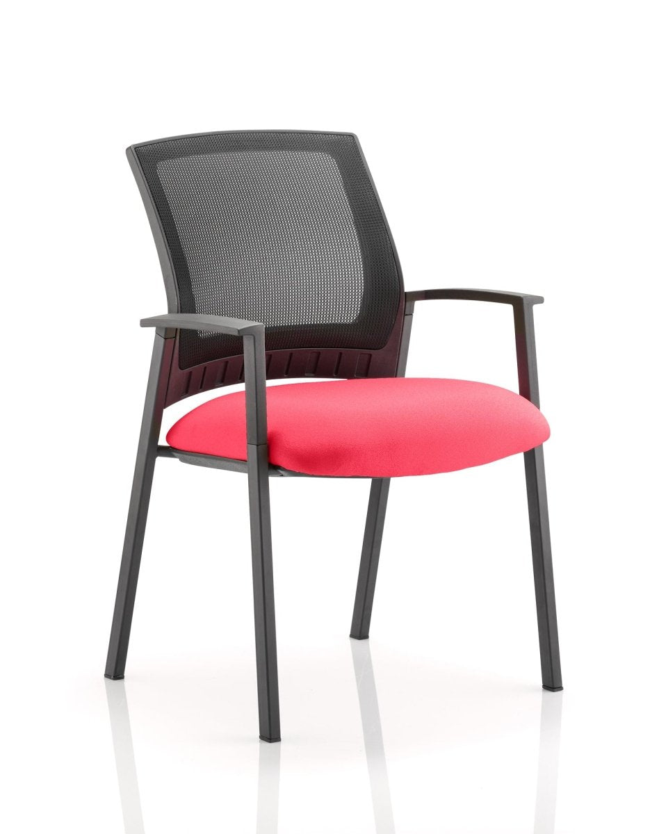 Office furniture metro-visitor-chair Dynamic  Bespoke Tabasco Orange   