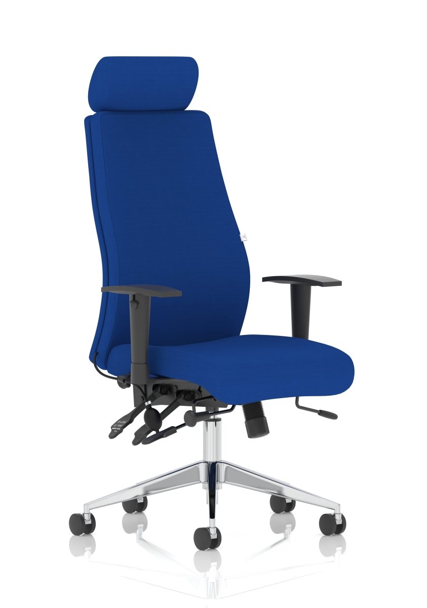 Office furniture onyx-ergo-posture-chair-with-headrest Dynamic  Bespoke Tansy Purple  Matching Bespoke Colour None