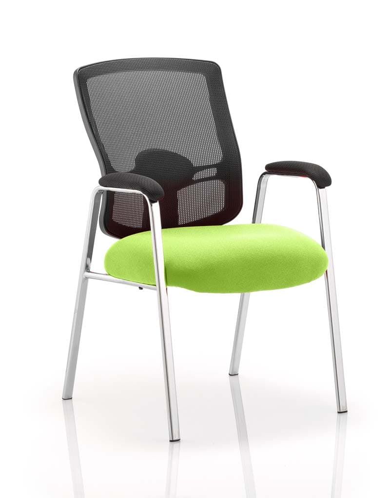 Office furniture portland-straight-leg-visitor-chair Dynamic  Bespoke Ginseng Chilli   