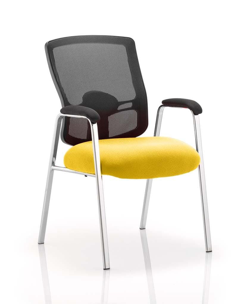 Office furniture portland-straight-leg-visitor-chair Dynamic  Bespoke Maringa Teal   