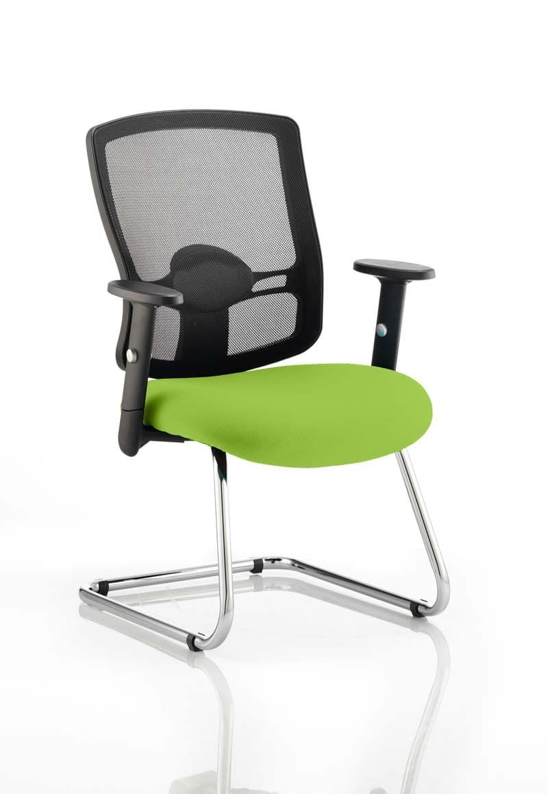 Office furniture portland-cantilever-chair Dynamic  Bespoke Ginseng Chilli   