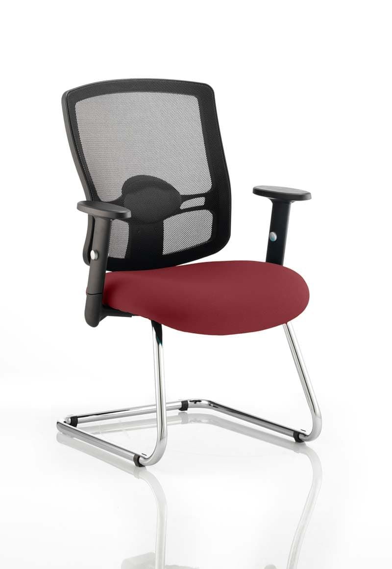 Office furniture portland-cantilever-chair Dynamic  Bespoke Tabasco Orange   