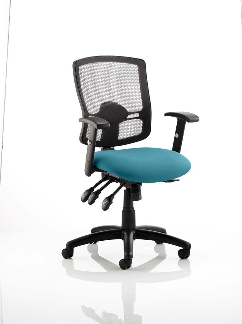 Office furniture portland-iii-operator-chair Dynamic  Bespoke Senna Yellow  With Height Adjustable Arms 