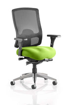 Office furniture regent-operator-chair Dynamic  Bespoke Ginseng Chilli  With Height Adjustable Arms 