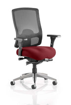 Office furniture regent-operator-chair Dynamic  Bespoke Tabasco Orange  With Height Adjustable Arms 