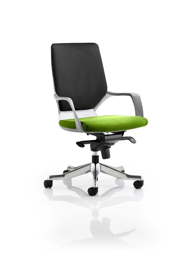Office furniture xenon-executive-medium-back-chair Dynamic  Bespoke Tabasco Orange  Black 