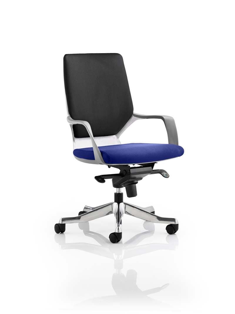 Office furniture xenon-executive-medium-back-chair Dynamic  Bespoke Ginseng Chilli  Black 