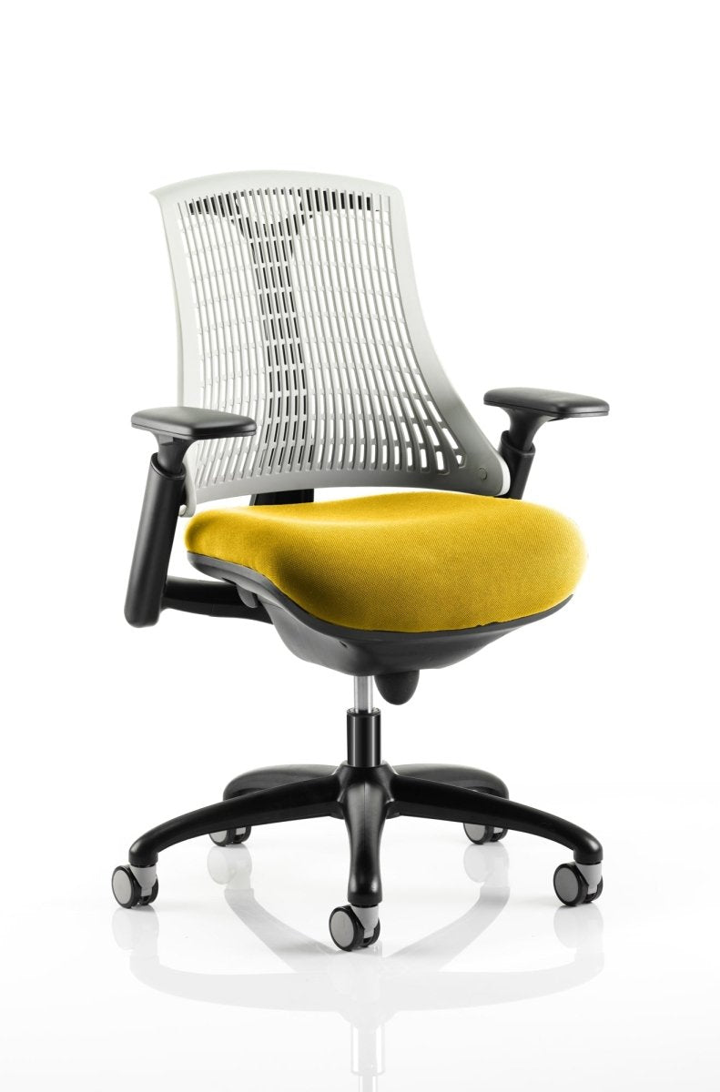 Office furniture flex-task-operator-chair-black-frame Dynamic  Black Colour Blue 
