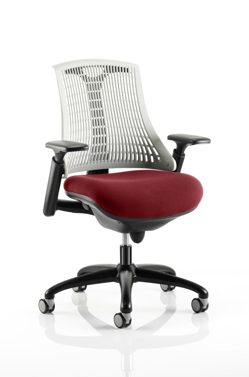 Office furniture flex-task-operator-chair-black-frame Dynamic  Black Colour Red 