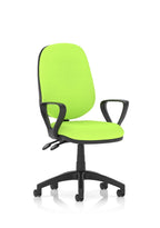 Office furniture eclipse-plus-ii-operator-chair Dynamic  Black Colour Bespoke Stevia Blue 