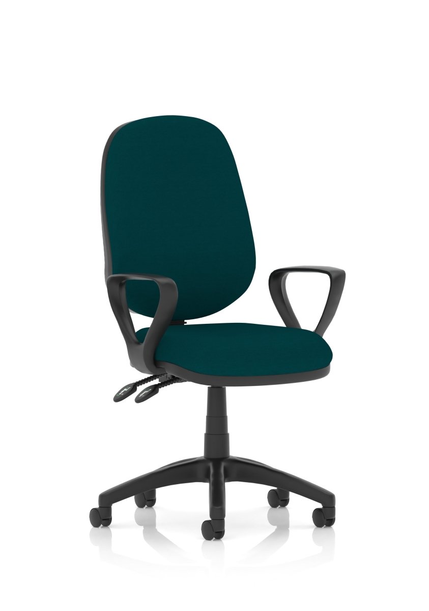 Office furniture eclipse-plus-ii-operator-chair Dynamic  Black Colour Bespoke Tabasco Orange 