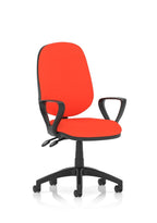 Office furniture eclipse-plus-ii-operator-chair Dynamic  Black Colour Bespoke Tabasco Orange 