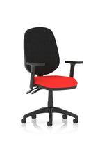 Office furniture eclipse-plus-ii-operator-chair Dynamic  Black Colour Bespoke Tabasco Orange 
