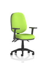 Office furniture eclipse-plus-iii-operator-chair Dynamic  Bespoke Stevia Blue  Matching Bespoke Colour With Loop Arms
