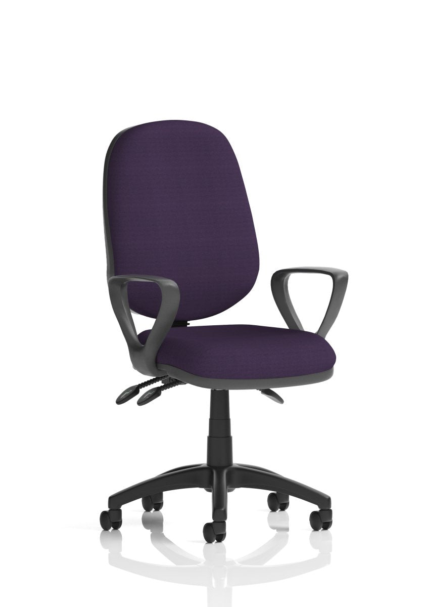 Office furniture eclipse-plus-iii-operator-chair Dynamic  Bespoke Senna Yellow  Matching Bespoke Colour None