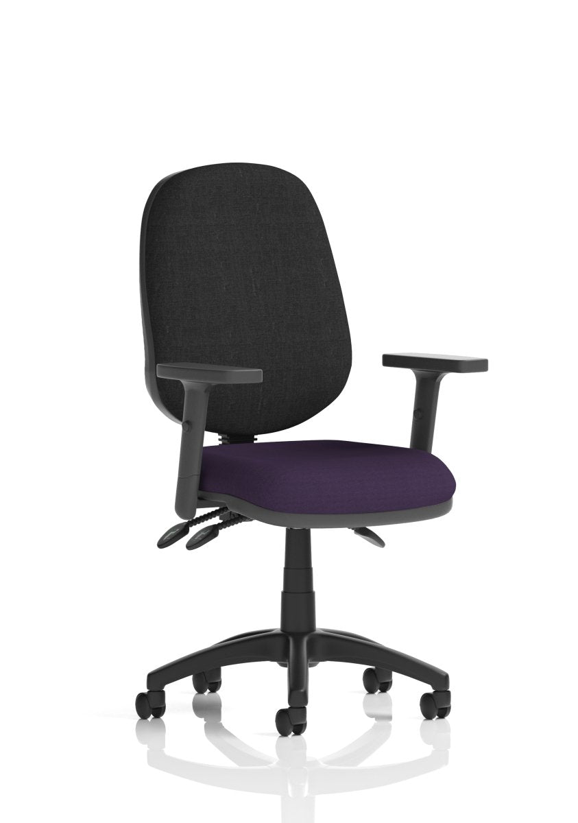 Office furniture eclipse-plus-iii-operator-chair Dynamic  Bespoke Ginseng Chilli  Matching Bespoke Colour With Loop Arms