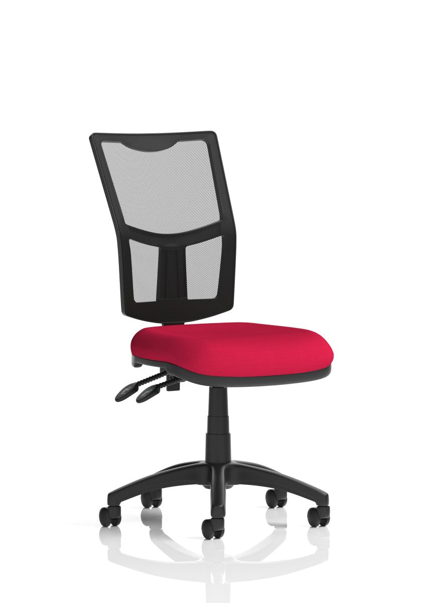 Office furniture eclipse-plus-ii-mesh-back-operator-chair Dynamic  Charcoal Fabric None   No Draughtsman Kit