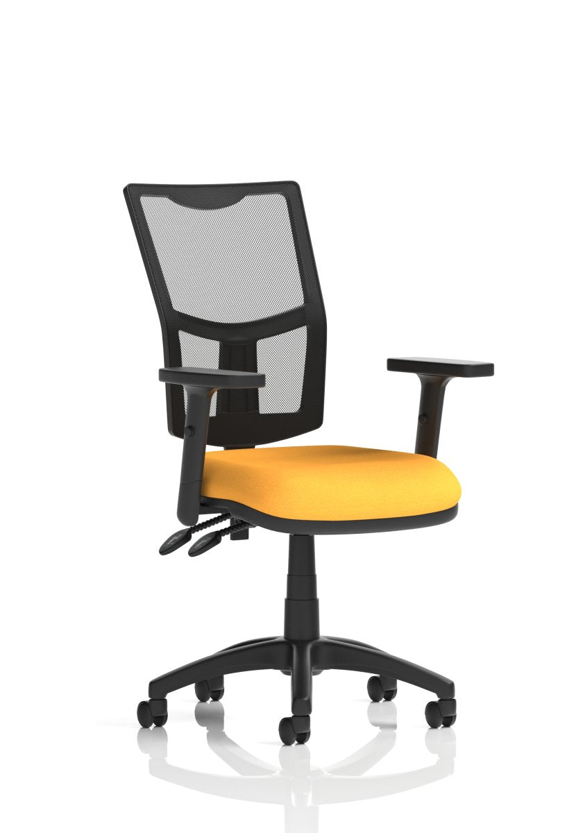 eclipse-plus-ii-mesh-back-operator-chair Dynamic  Bespoke Bergamot Cherry Height Adjustable Arms   No Draughtsman Kit
