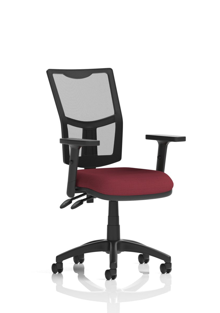 eclipse-plus-ii-mesh-back-operator-chair Dynamic  Bespoke Bergamot Cherry With Loop Arms   No Draughtsman Kit