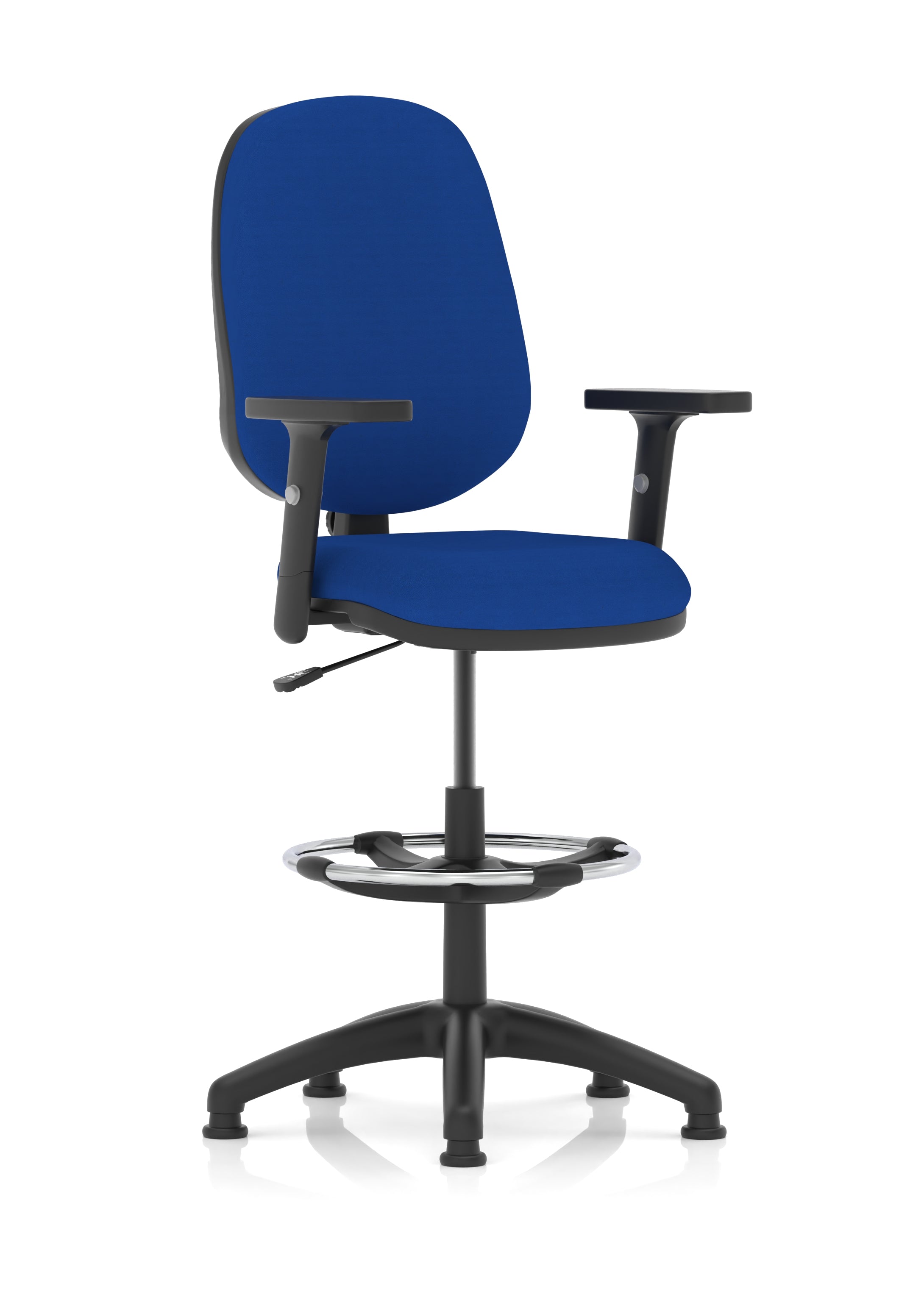  eclipse-plus-i-medium-back-task-operator-office-chair-with-hi-rise-draughtsman-kit Dynamic  With   Stevia Blue 
