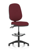 eclipse-plus-ii-operator-chair-with-hi-rise-draughtsman-kit Dynamic  Bespoke Bergamot Cherry  With Loop Arms 