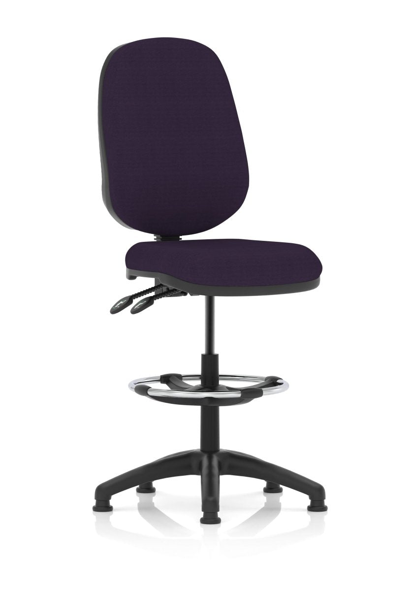 eclipse-plus-ii-operator-chair-with-hi-rise-draughtsman-kit Dynamic  Bespoke Bergamot Cherry  Height Adjustable Arms 