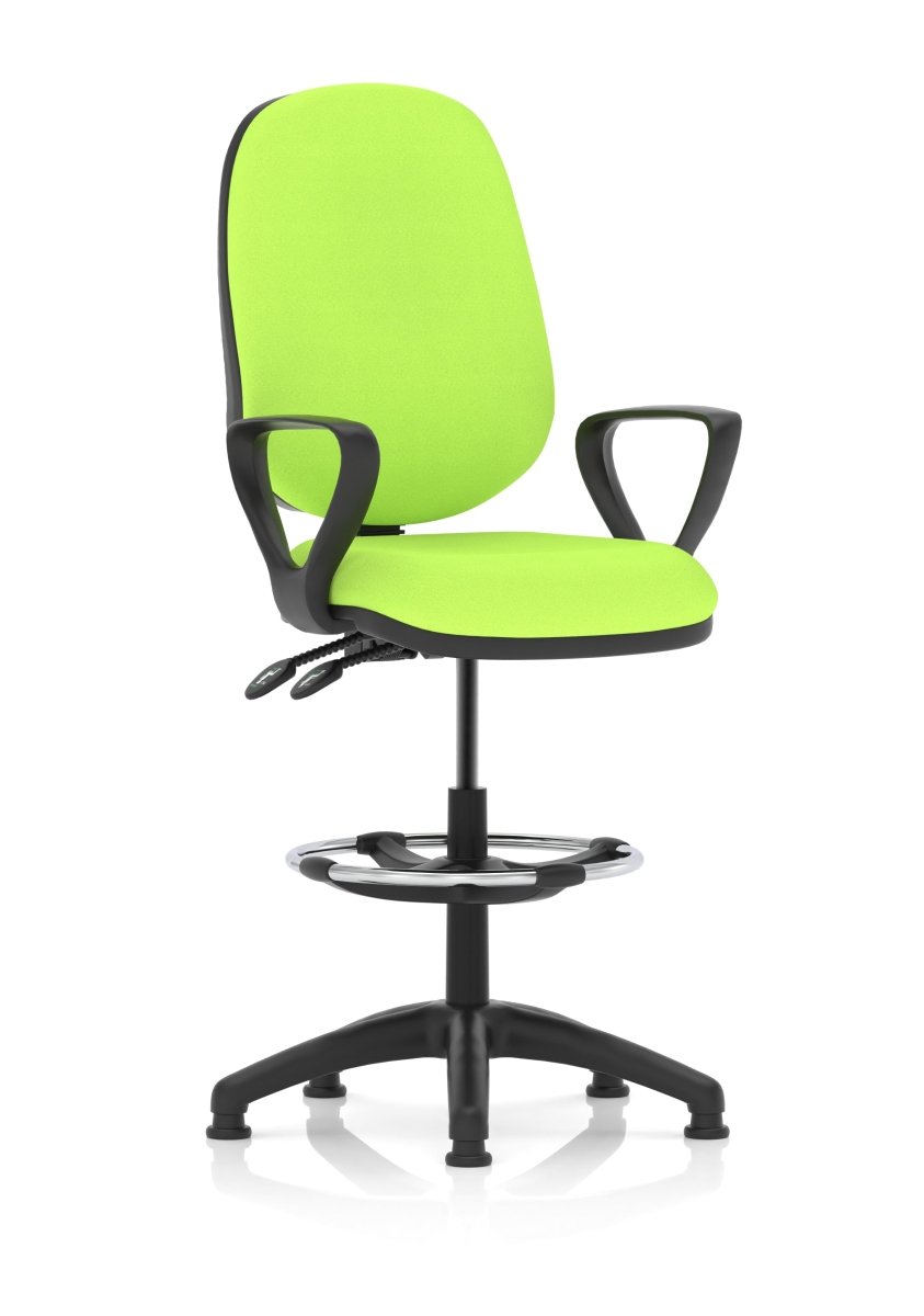 Office furniture eclipse-plus-ii-operator-chair-with-hi-rise-draughtsman-kit Dynamic  Bespoke Senna Yellow  None 