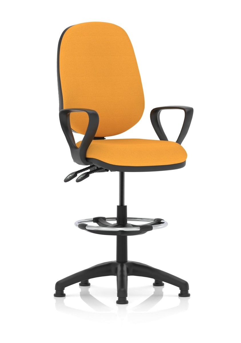 Office furniture eclipse-plus-ii-operator-chair-with-hi-rise-draughtsman-kit Dynamic  Bespoke Ginseng Chilli  None 