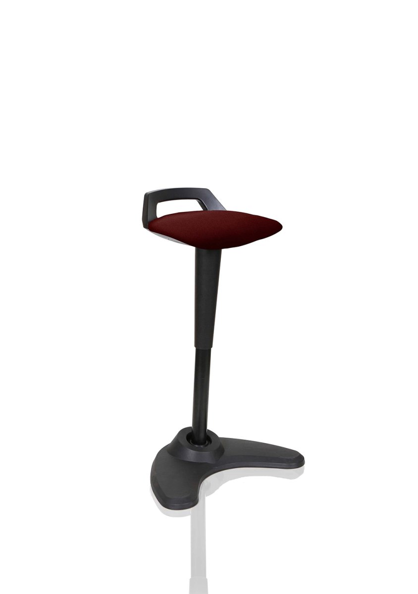 Office furniture spry-stool Dynamic  Black  Bespoke Ginseng Chilli 
